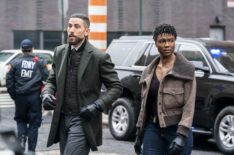 Zeeko Zaki as Special Agent Omar Adom ‘OA’ Zidan and Katherine Renee Kane as Special Agent Tiffany Wallace in 'FBI' Season 6 Episode 11 'No One Left Behind'