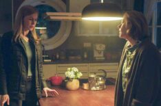 Eva-Jane Willis as Europol Agent Megan “Smitty” Garretson and Pippa Haywood as Scarlett Garretson in 'FBI: International' Season 3 Episode 11 - 'Touts'