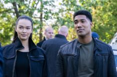 Vinessa Vidotto as Special Agent Cameron Vo and Carter Redwood as Special Agent Andre Raines in 'FBI: International' Season 3 Episode 12 'Gift'