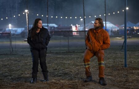 Stephanie Arcila as Gabriela Perez and Max Thieriot as Bode Leone in 'Fire Country' Season 2 Episode 9 