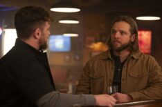 Adam Aalderks as Rick Stengler and Max Thieriot as Bode Leone in the 'Fire Country' Season 2 Finale 'I Do'
