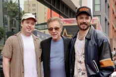 Brando Valli, Frankie Valli and Emilio Valli attend Walk of Fame ceremony
