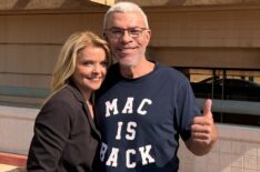 John J. York and Kristina Wagner behind the scenes of 'General Hospital'