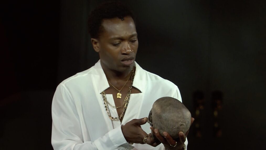 Ato Blankson-Wood as Hamlet in Great Performances