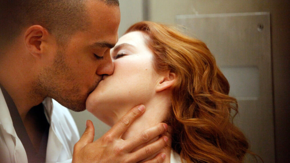 Jesse Williams as Jackson and Sarah Drew as April in 'Grey's Anatomy'