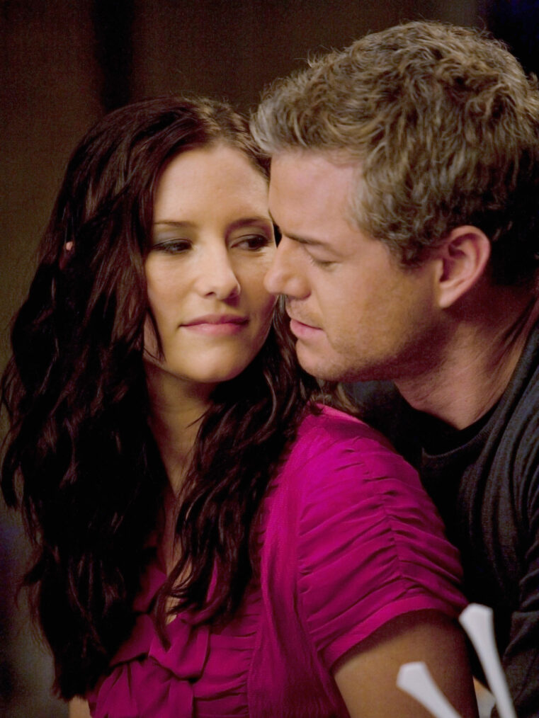 Chyler Leigh as Lexie and Eric Dane as Mark in 'Grey's Anatomy'