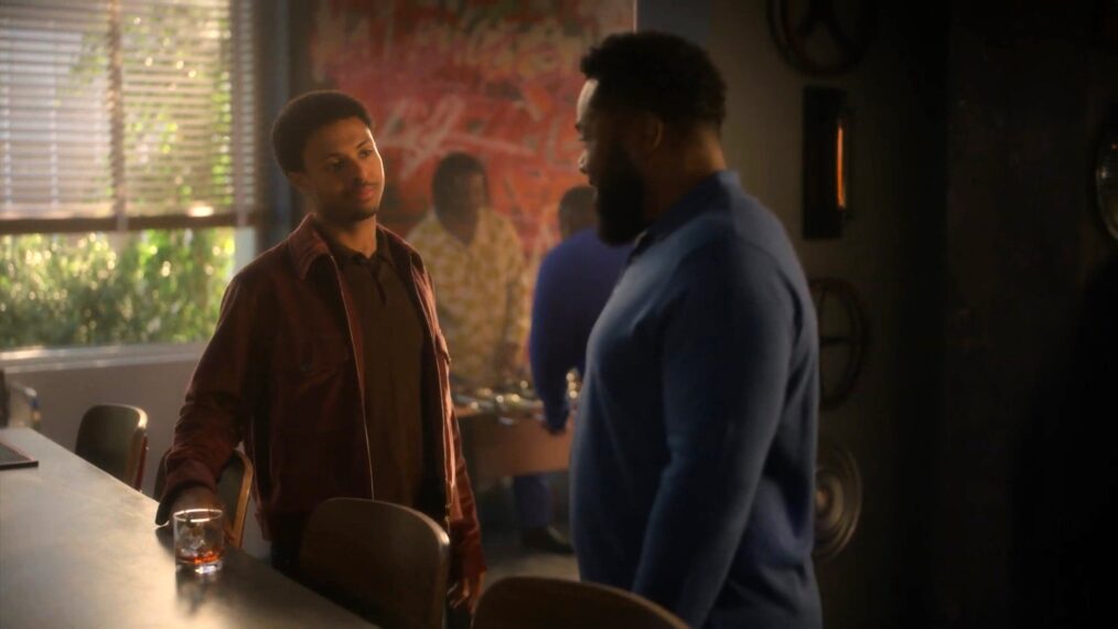 Diggy Simmons and Malcolm-Jamal Warner in 'Grown-ish'