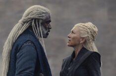 Steve Toussaint as Corlys, Eve Best as Rhaenys in 'House of the Dragon' Season 2