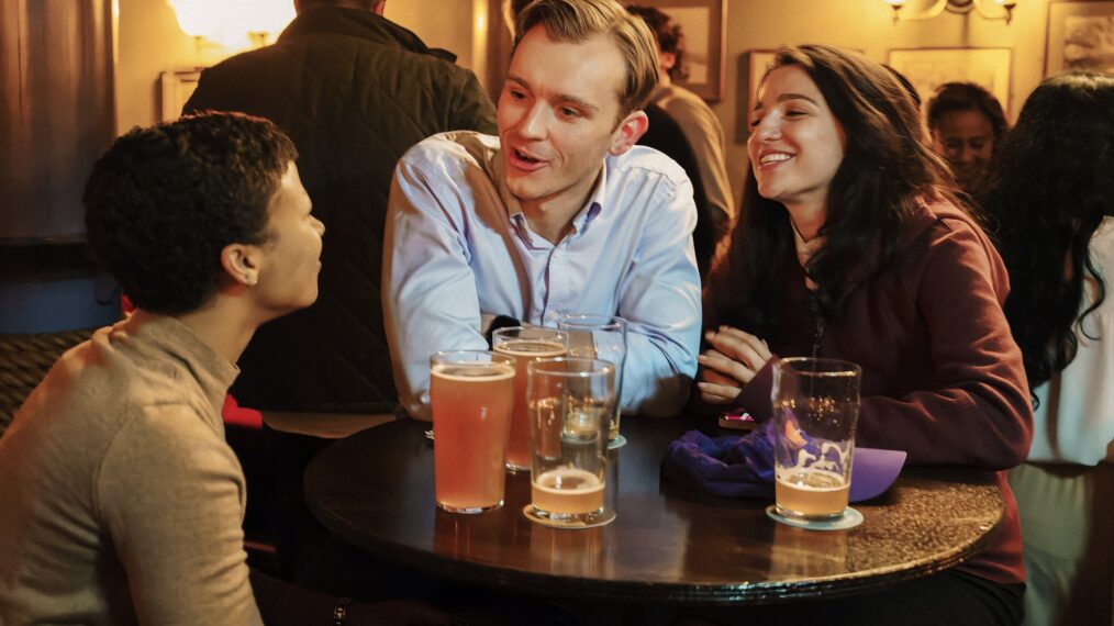 Myha’la, Harry Lawtey, and Marisa Abela in 'Industry' Season 3