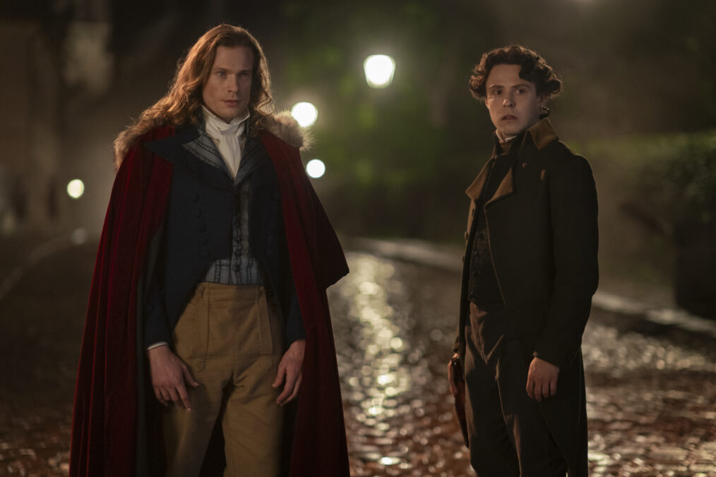 Sam Reid as Lestat de Lioncourt and Joseph Potter as Nicholas in 'Interview With the Vampire' Season 2 Episode 3 - 'No Pain'