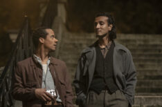 Jacob Anderson as Louis de Pointe du Lac and Assad Zaman as Armand in 'Interview With the Vampire' Season 2