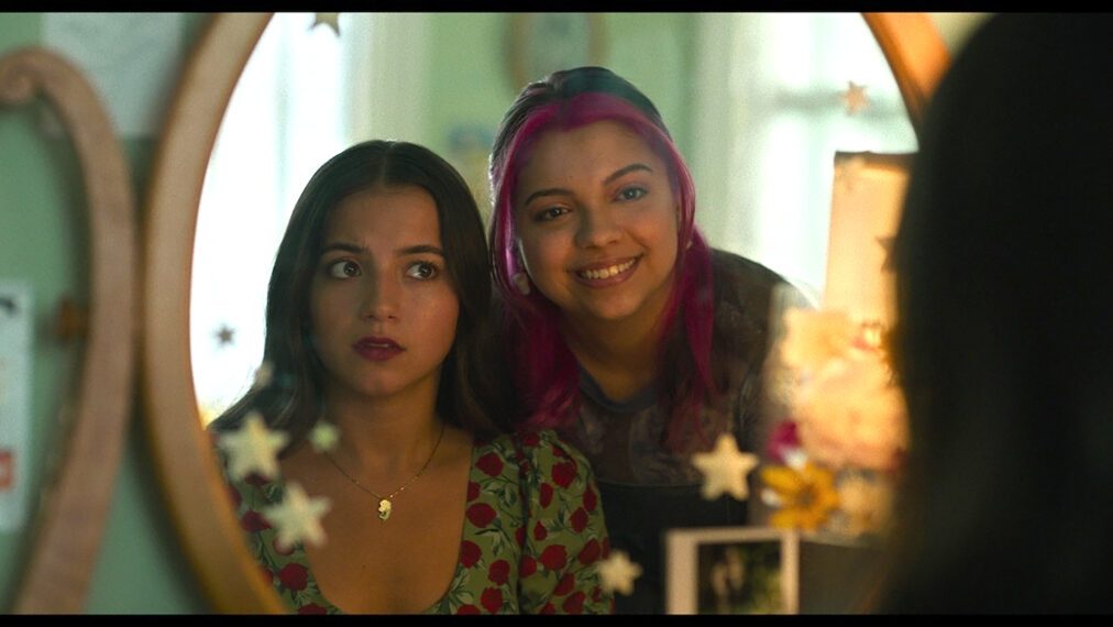 Isabela Merced and Cree from 'Turtles All the Way Down'