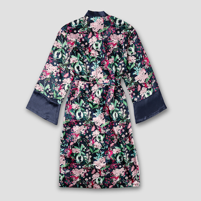 Izzy and Liv Women's 'Bridgerton' Satin Robe for Target