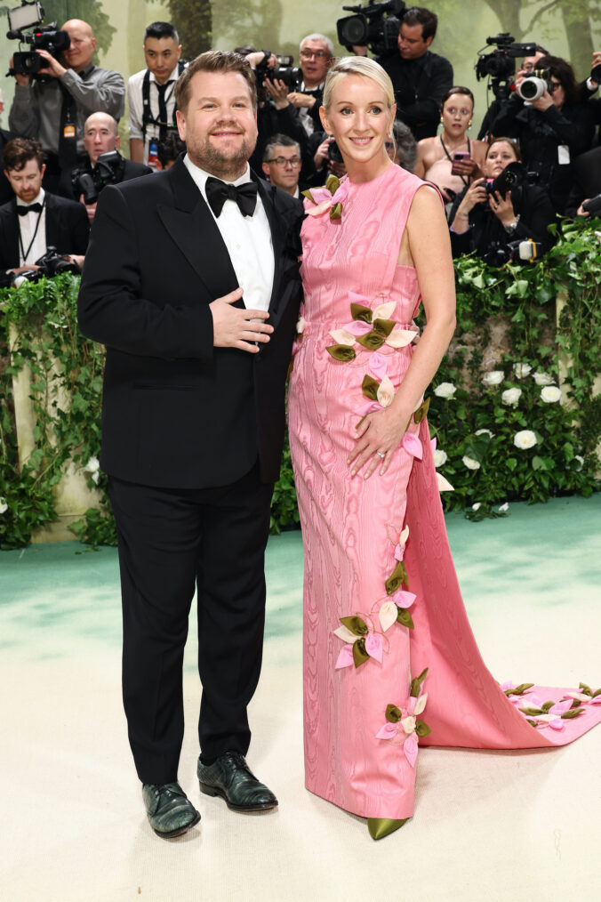 James Corden and Julia Carey attend The 2024 Met Gala Celebrating 