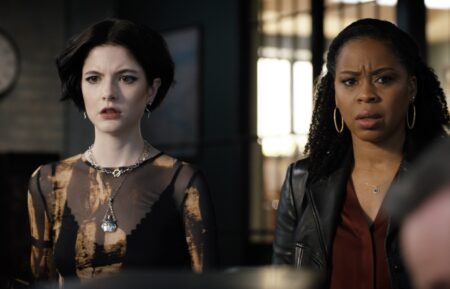 Ainsley Seiger as Jet and Danielle Mone Truitt as Bell in 'Law & Order: Organized Crime' Season 4 Episode 12 