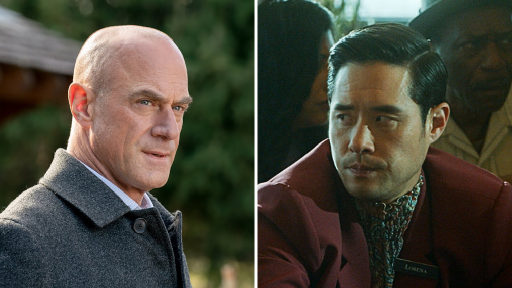 Christopher Meloni as Elliot Stabler in 'Law & Order: Organized Crime,' Raymond Lee as Ben Song in 'Quantum Leap'
