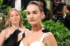 Lily James attends The 2024 Met Gala