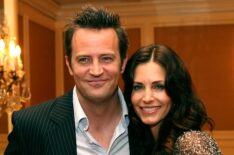 Courteney Cox Says Late 'Friends' Co-star Matthew Perry Still 'Visits' Her