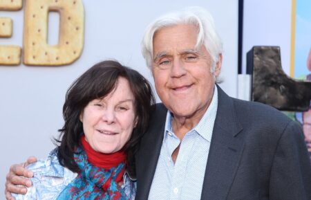 Mavis and Jay Leno at 'Unfrosted' premiere