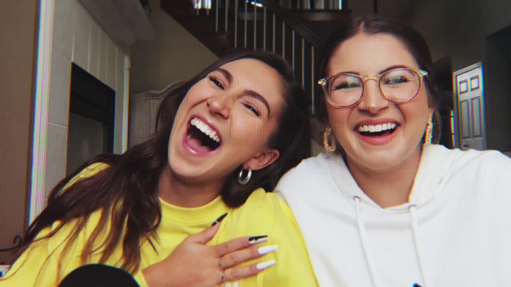 Melanie Wilking and Miranda Derrick in 'Dancing for the Devil: The 7M TikTok Cult.'