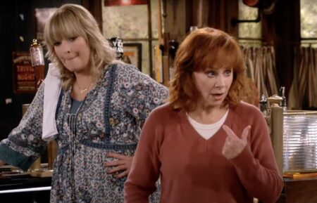 Melissa Peterman and Reba McEntire