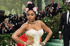 Taraji P. Henson attends The 2024 Met Gala Celebrating 'Sleeping Beauties: Reawakening Fashion' at The Metropolitan Museum of Art on May 06, 2024 in New York City.