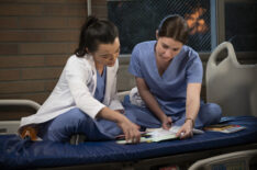Midori Francis and Adelaide Kane as Yasuda and Jules on 'Grey's Anatomy'