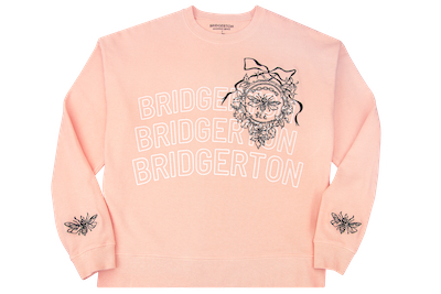 Bridgerton x Girl Knew York Pink Sweatshirt