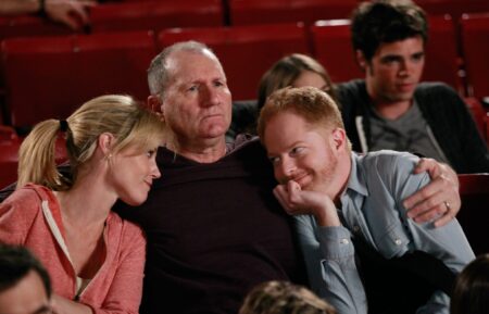 Julie Bowen, Ed O'Neill, and Jesse Tyler Ferguson in 'Modern Family'