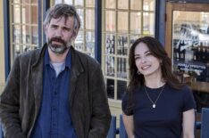 Rossif Sutherland and Kristin Kreuk in 'Murder in a Small Town'