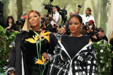 Queen Latifah and Eboni Nichols attend The 2024 Met Gala Celebrating 'Sleeping Beauties: Reawakening Fashion' at The Metropolitan Museum of Art on May 06, 2024 in New York City