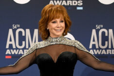 Reba McEntire poses in the press room during the 54th Academy Of Country Music Awards at MGM Grand Garden Arena on April 07, 2019 in Las Vegas, Nevada.