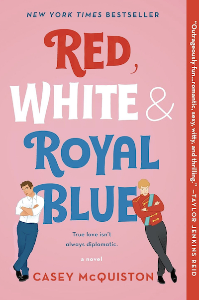 'Red, White & Royal Blue' book cover