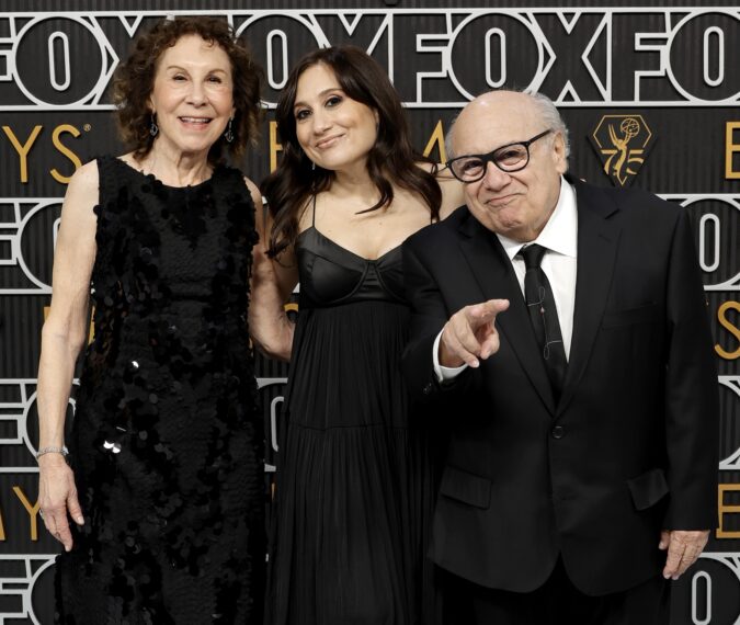 Rhea Perlman, Lucy DeVito and Danny DeVito