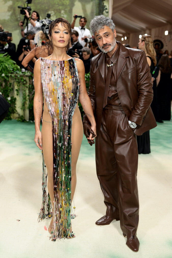 Rita Ora and Taika Waititi attend The 2024 Met Gala Celebrating 