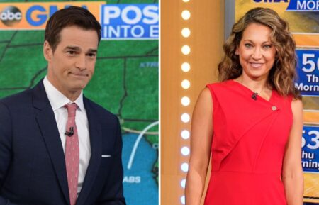 Rob Marciano and Ginger Zee