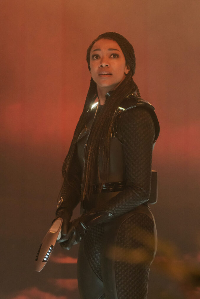 Sonequa Martin-Green as Burnham in 'Star Trek: Discovery Series Finale 