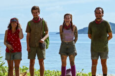 Liz Wilcox, Charlie Davis, Kenzie Petty, and Ben Katzman in Survivor