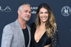Taylor Kinney and Ashley Cruger attend the opening ceremony during the 61st Monte Carlo TV Festival on June 17, 2022 in Monte-Carlo, Monaco.