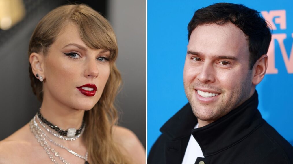 Taylor Swift and Scooter Braun