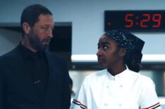 Ebon Moss-Bachrach and Ayo Edebiri in 'The Bear' Season 2