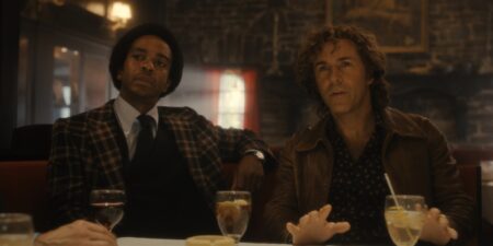 André Holland and Alessandro Nivola in 'The Big Cigar' Episode 2 "The Cuban"