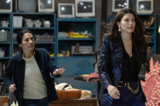 Élodie Yung as Thony and Eva de Dominici as Nadia in 'The Cleaning Lady' Season 3 finale Part 1 - 'Fight or Flight'