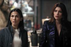 Elodie Yung and Eva de Dominici in 'The Cleaning Lady' Season 3 finale