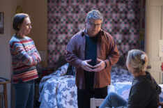 Laurie Metcalf and Sean Astin in 'The Conners' Season 6 Episode 14 - 'Fire and Vice'