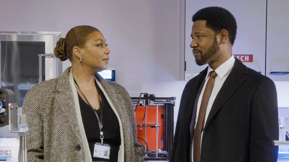 Queen Latifah as Robyn McCall and Tory Kittles as Detective Marcus Dante in 'The Equalizer' - Season 4 Episode 6 - 'DOA'