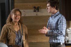 Antonia Thomas as Dr. Claire Browne and Freddie Highmore as Dr. Shaun Murphy in 'The Good Doctor' Season 7 Episode 9 - 'Unconditional'