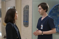 Paige Spara as Lea, Freddie Highmore as Shaun in 'The Good Doctor' Season 7 Episode 9 - 'Unconditional'
