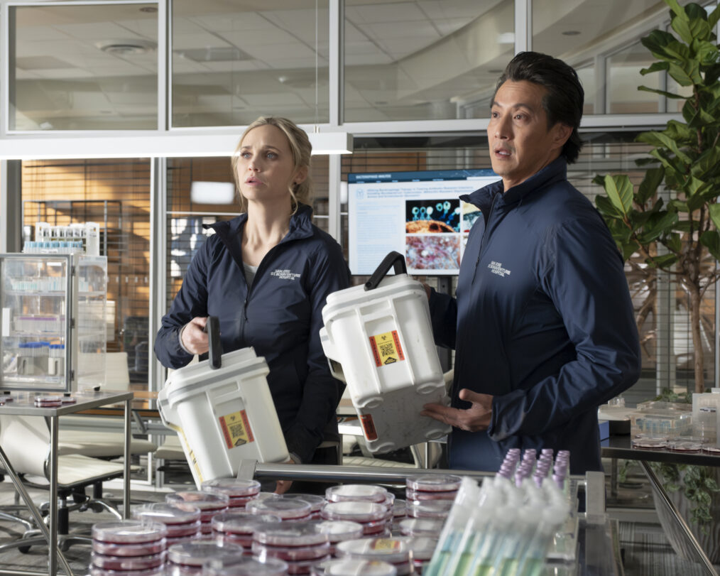 Fiona Gubelmann and Will Yun Lee in 'The Good Doctor' series finale - 'Goodbye'