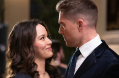 Melissa O'Neil as Lucy Chen and Eric Winter as Tim Bradford in 'The Rookie'